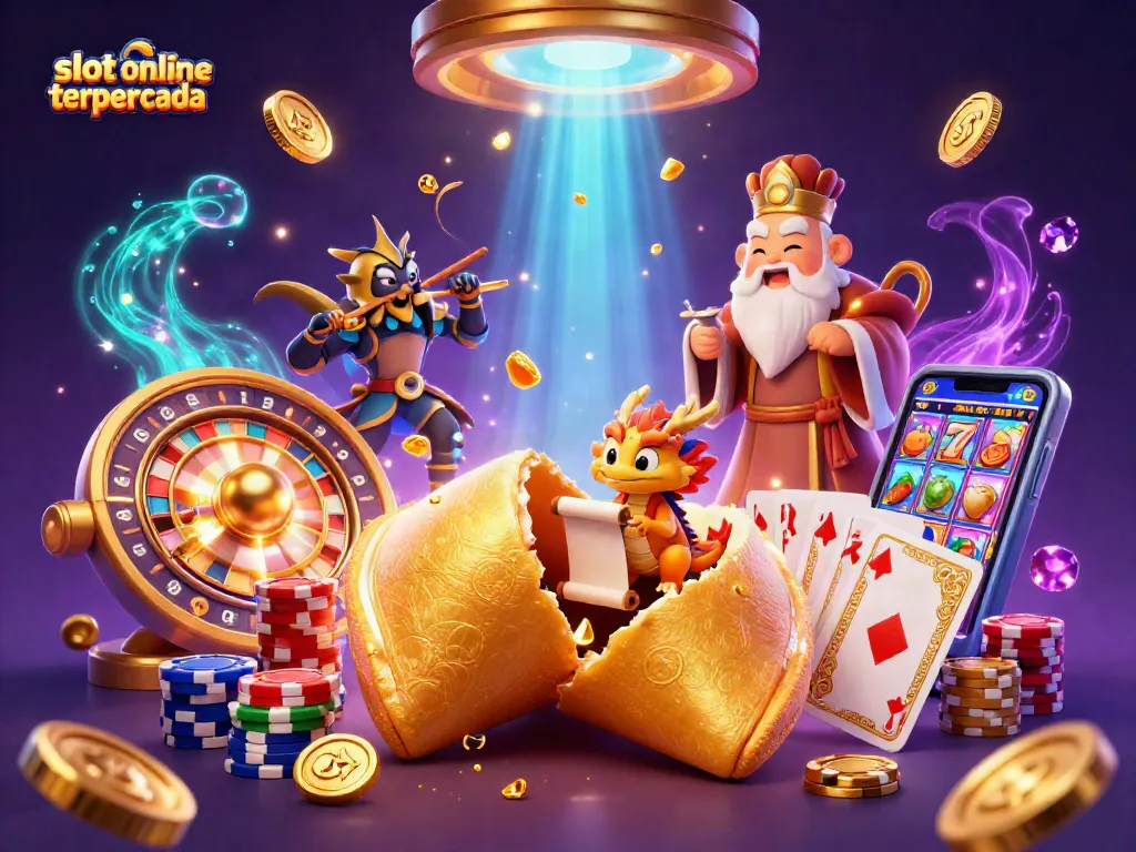 Spin to win at slot online terpercaya featuring vivid 3D characters and dynamic gaming elements.