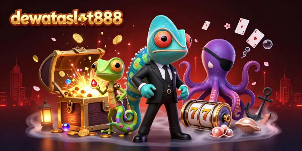dewataslot888 menawarkan latihan game slot PG Soft dengan simbol bermanfaat di ilustrasi berwarna-warni