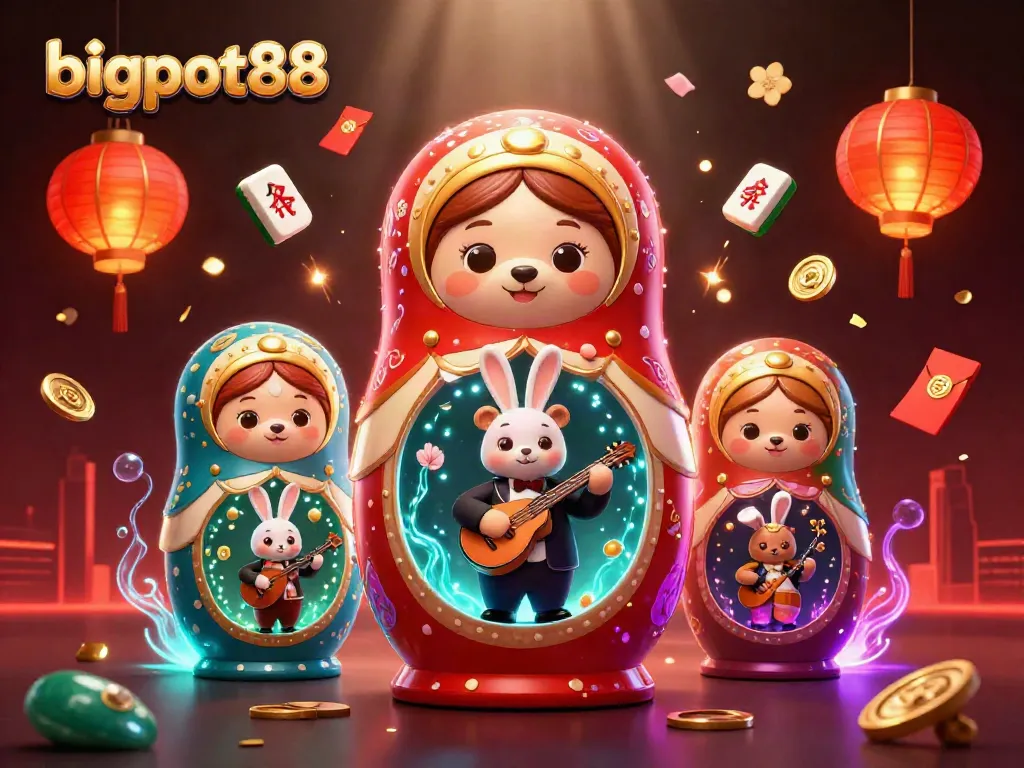 Mengakses bigpot88 dengan ilustrasi 3D yang dinamis, menampilkan permainan kasino yang menawan.