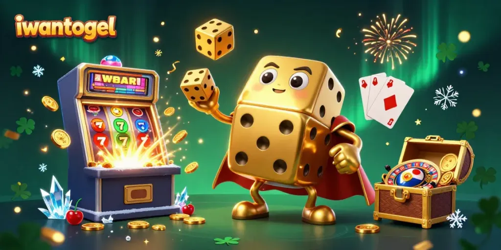 Experience thrilling wins with iwantogel in this vibrant casino scene bursting with excitement.