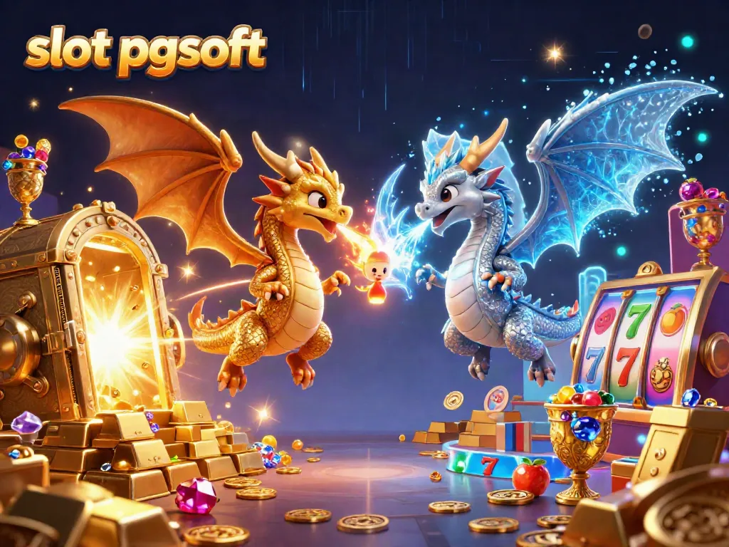 Spin the reels and win with slot pgsoft in a vibrant, fantasy 3D casino illustration.