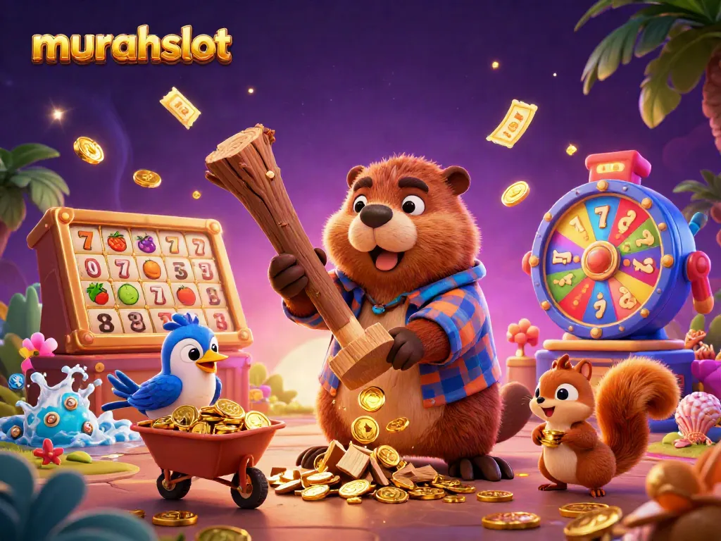 Genggam kemenangan dari murahslot dengan ilustrasi slot jackpot yang menarik dan penuh energi.