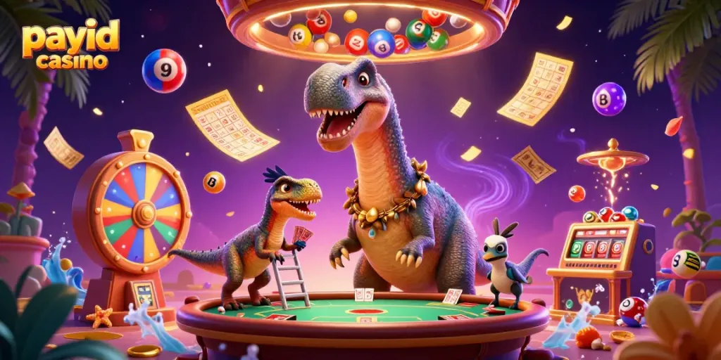 Experience the fun at a payid casino with fast-paced card dealing and vibrant gaming elements flying