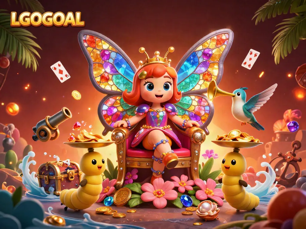 Experience the excitement of LGOGOAL with a vibrant scene depicting fun gaming elements and characters.