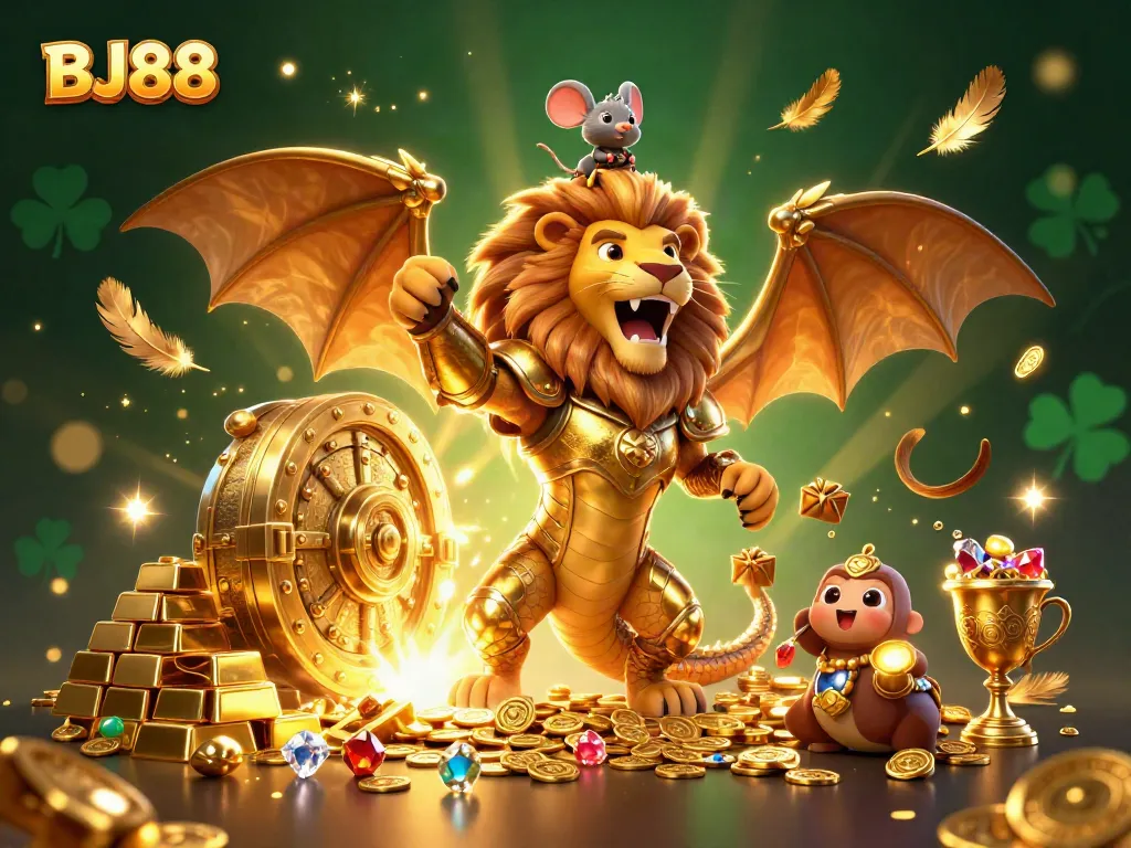 BJ88 enhances gameplay experience in a rich casino world filled with treasures and wins.