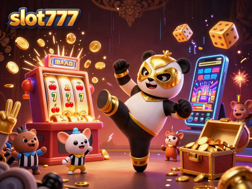 Slot777 memberikan pengalaman seru dengan panda petarung dan chaihuahua di kasino.