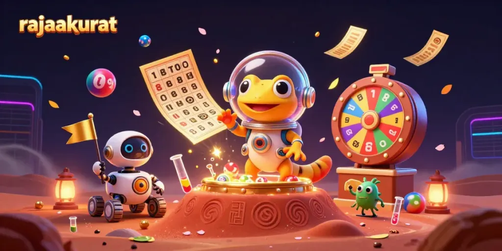 gecko Martian rajaakurat memenangkan kasino emas di Mars
