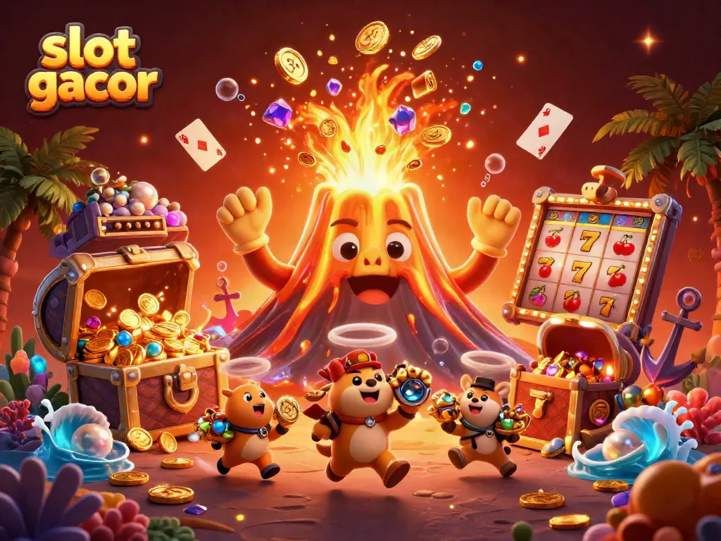 Engage with slot gacor adventures featuring vibrant, animated scenes of treasure and excitement.