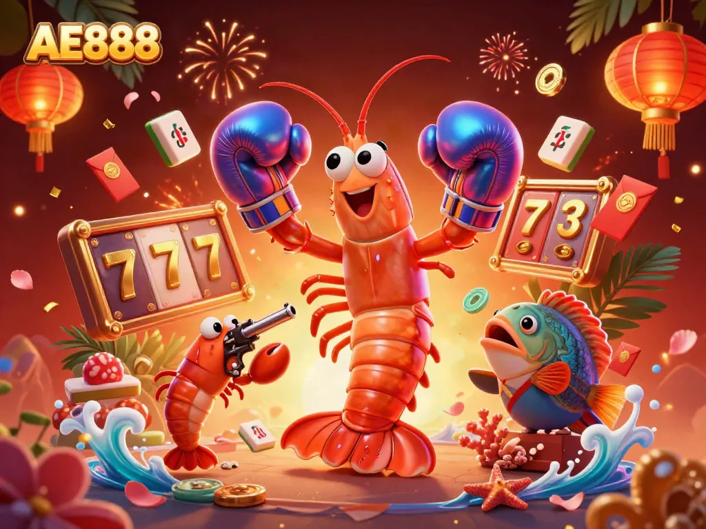 Experience exciting slots action with AE888's vibrant casino adventure scene.