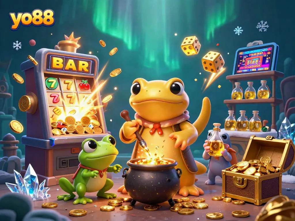 Spin to win with yo88 at the vibrant virtual casino, showcasing excitement and adventure.