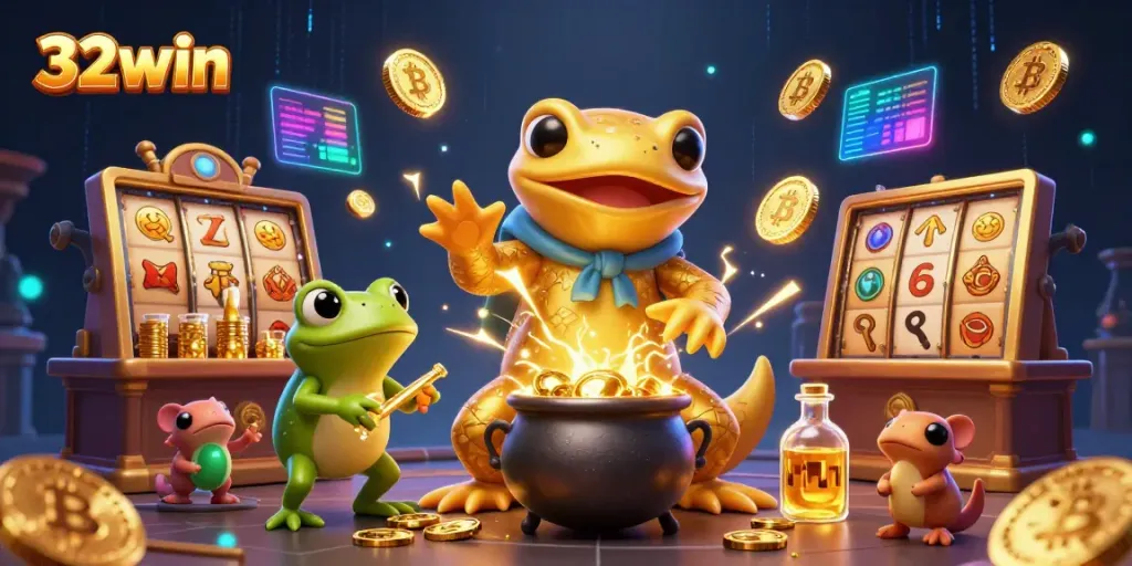 Experience thrilling adventures at 32win, a dynamic casino with golden profits and gaming excitement.